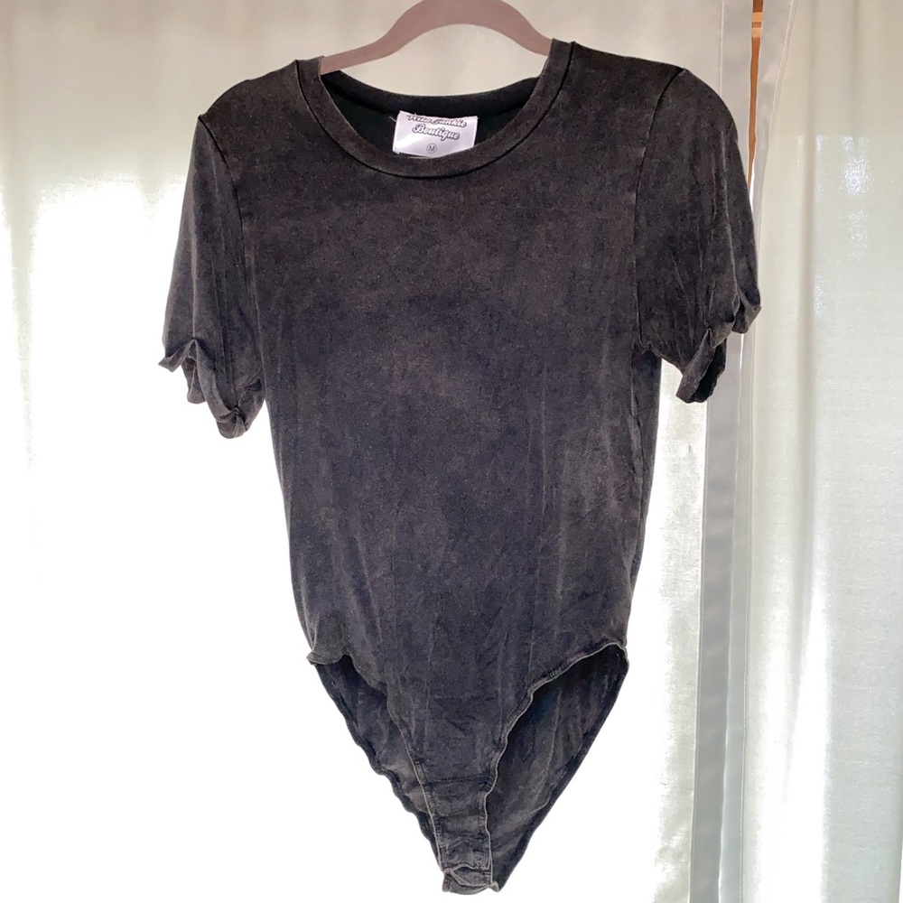 Acid washed bodysuit